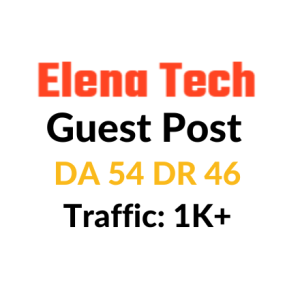 Elenatech Guest Post