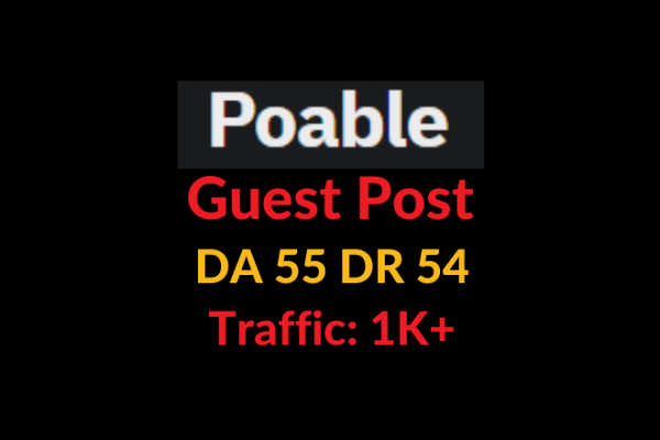 Poable Guest Post