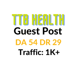 Ttbhealth Guest Post